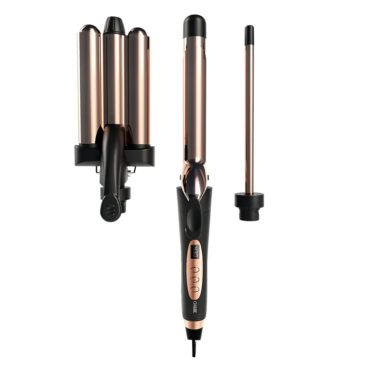 Slim ceramic straightener X 3in1 waver  set