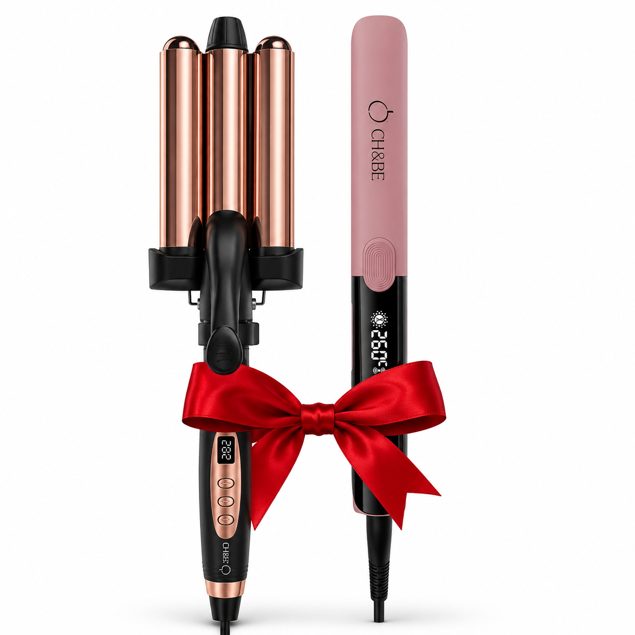 Slim ceramic straightener X 3-in-1 waver set